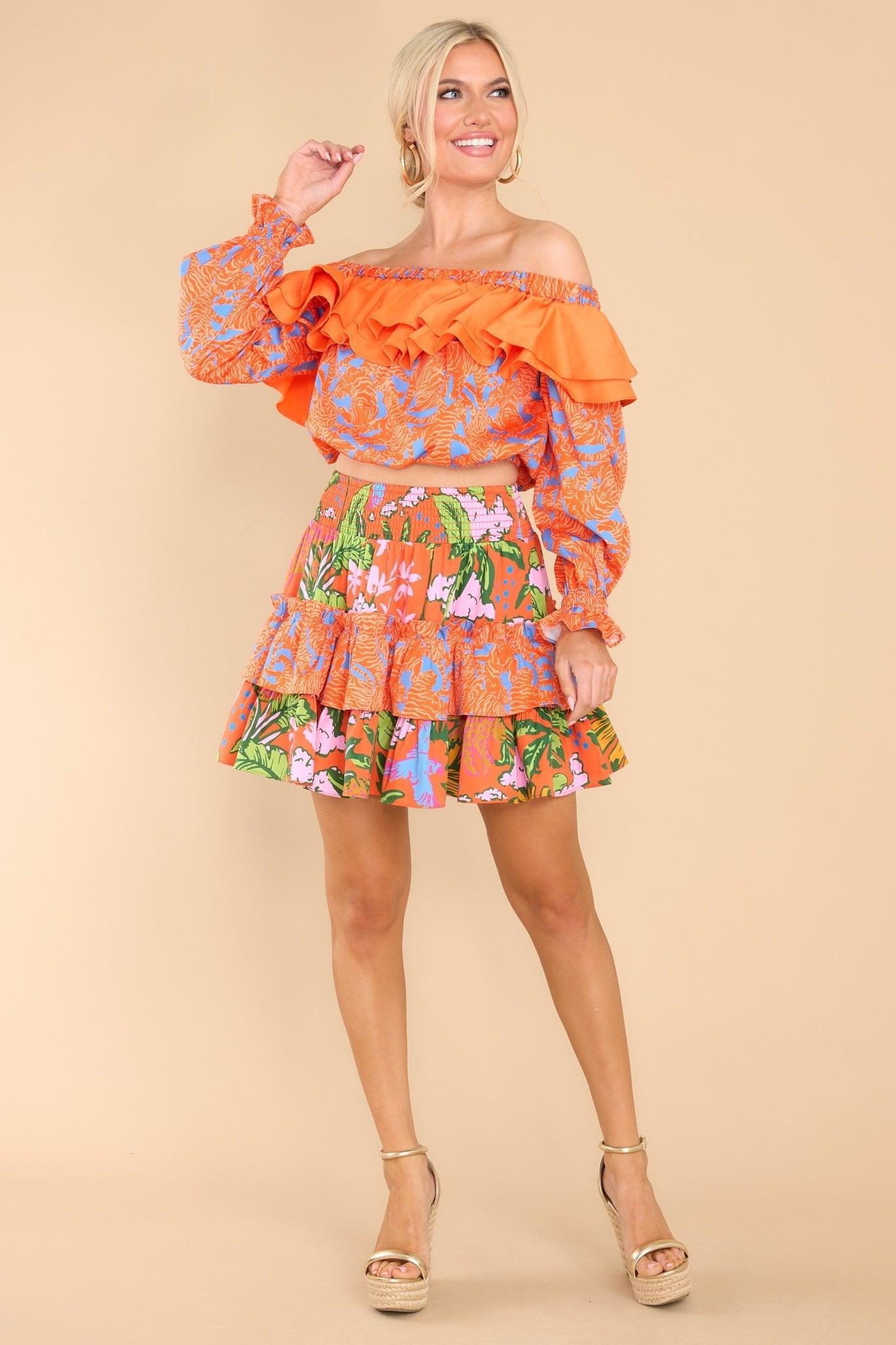 Angela Jungle Cruise Skirt Print Product Image