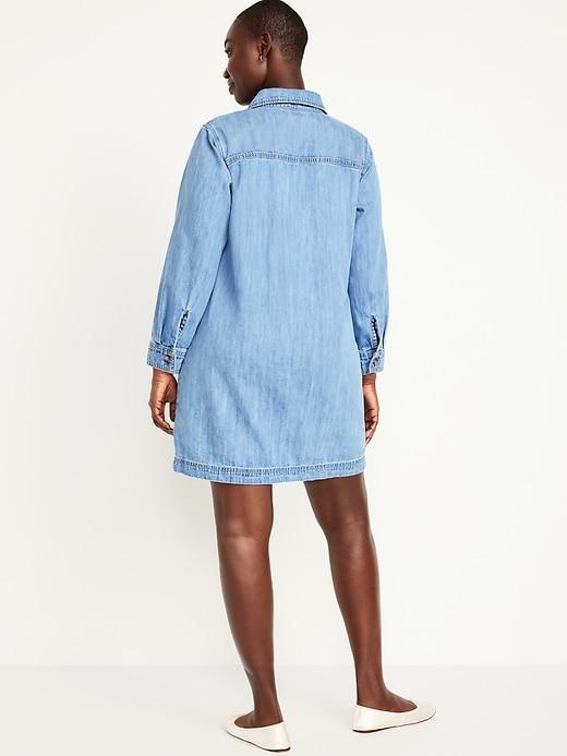 Jean Popover Shirt Dress Product Image