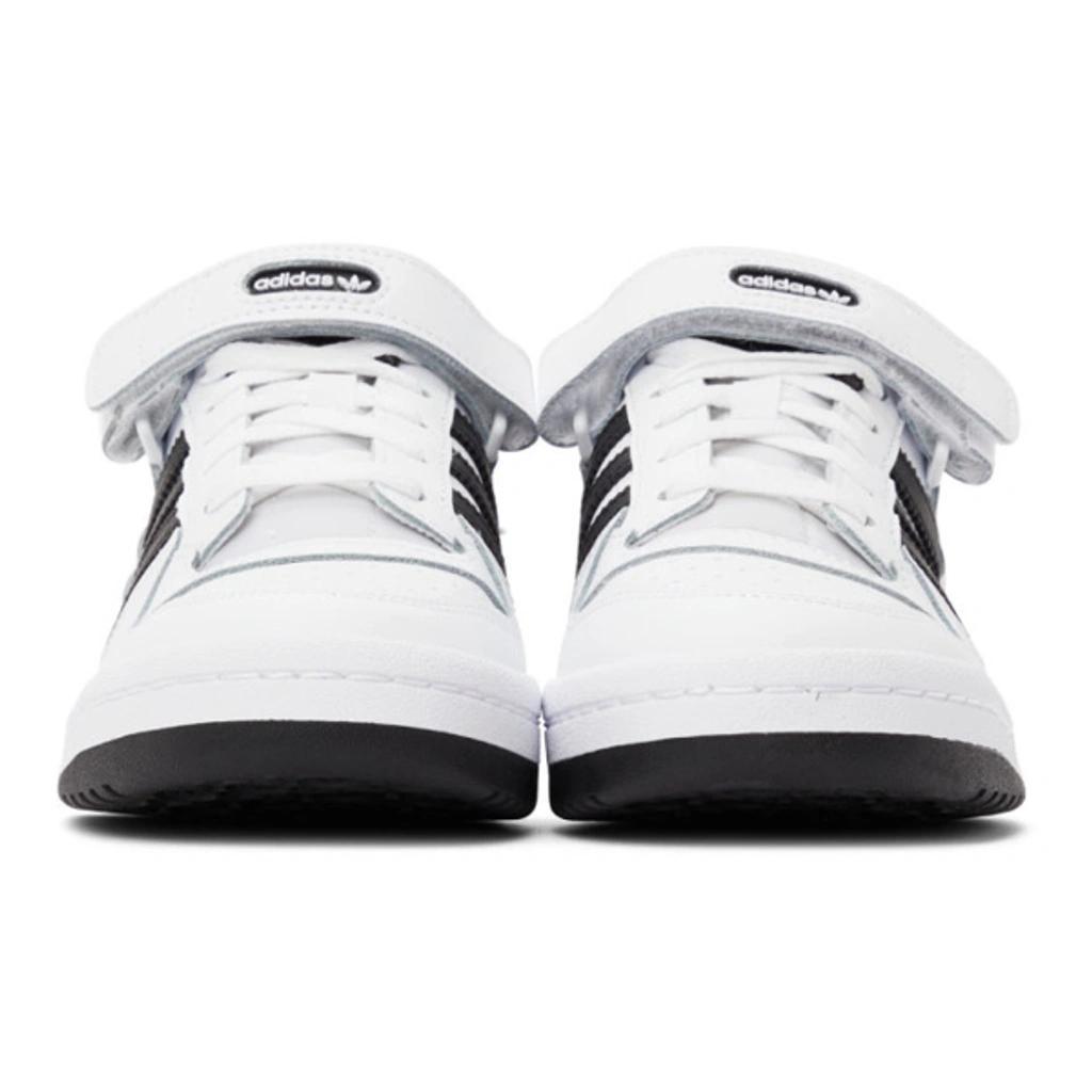 ADIDAS ORIGINALS Forum Touch-strap Lace-up Sneakers In White Product Image