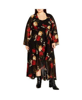 Plus Size Julissa Print Maxi Dress Product Image