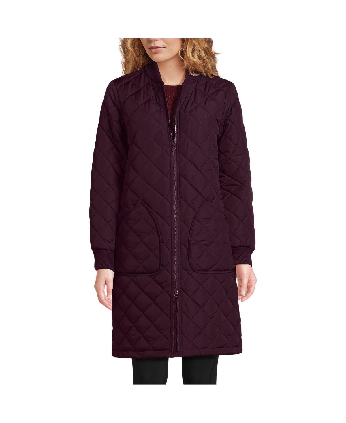 Lands End Womens FeatherFree Insulated Bomber Coat Product Image