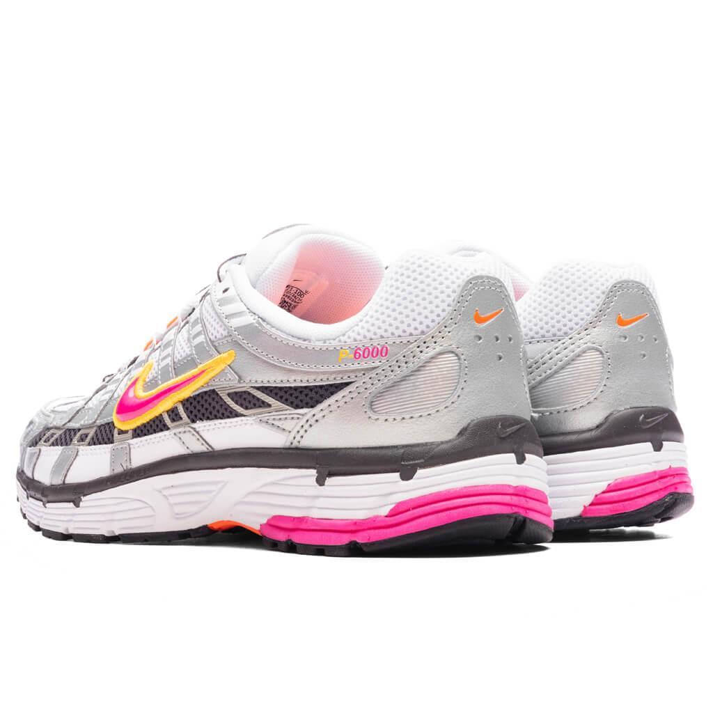 Women's P-6000 - White/Laser Fuchsia/Metallic Platinum Female Product Image