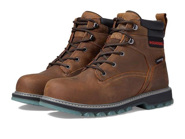 Wolverine Floorhand LX Waterproof Steel Toe 6 (Sudan ) Men's Boots Product Image