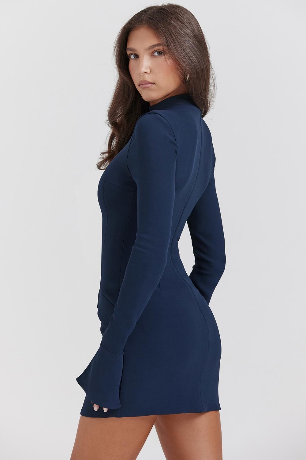 Mahalia Navy Mini Dress Product Image