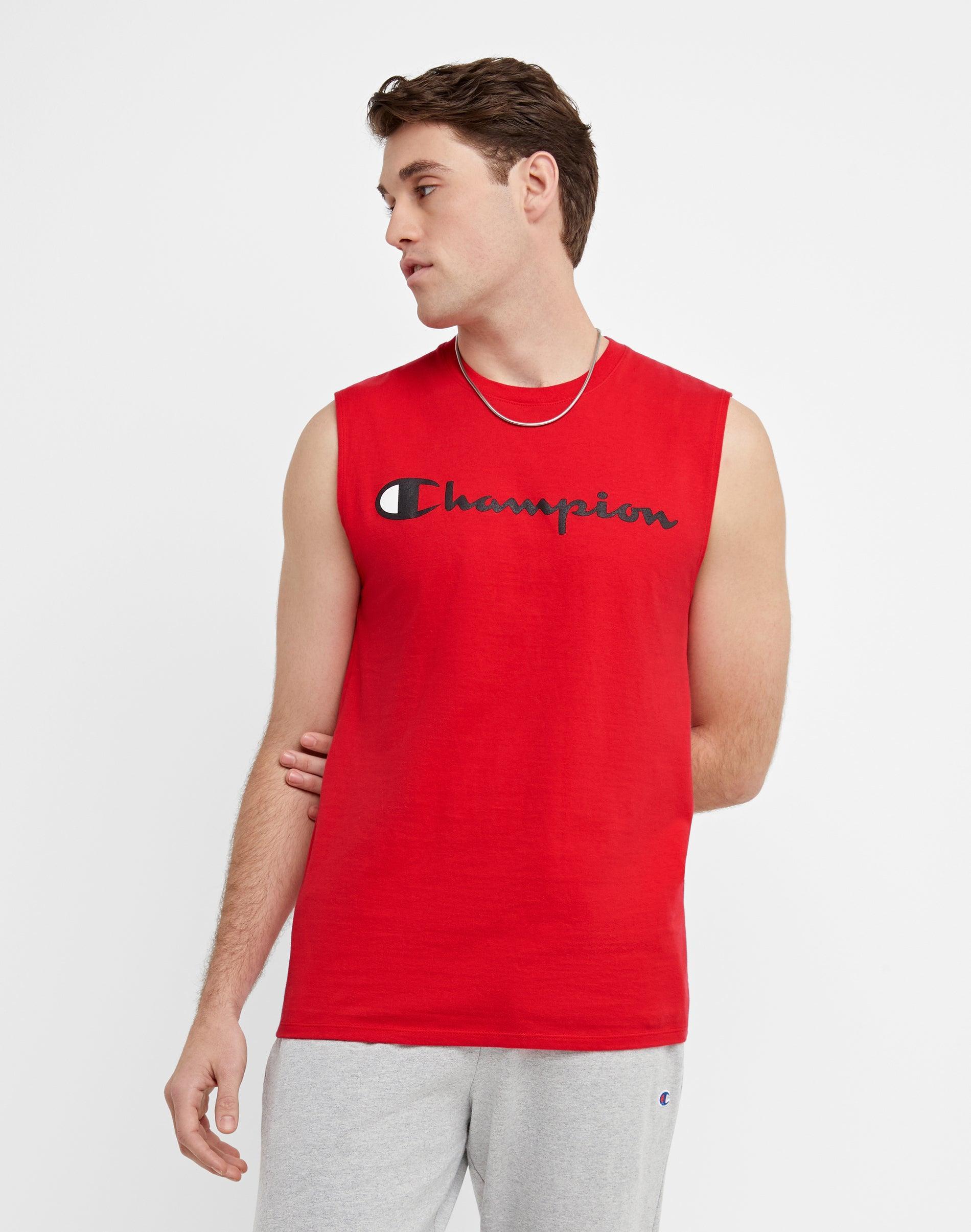 Champion Classic Graphic Mens Sleeveless Muscle T-Shirt, Small Product Image