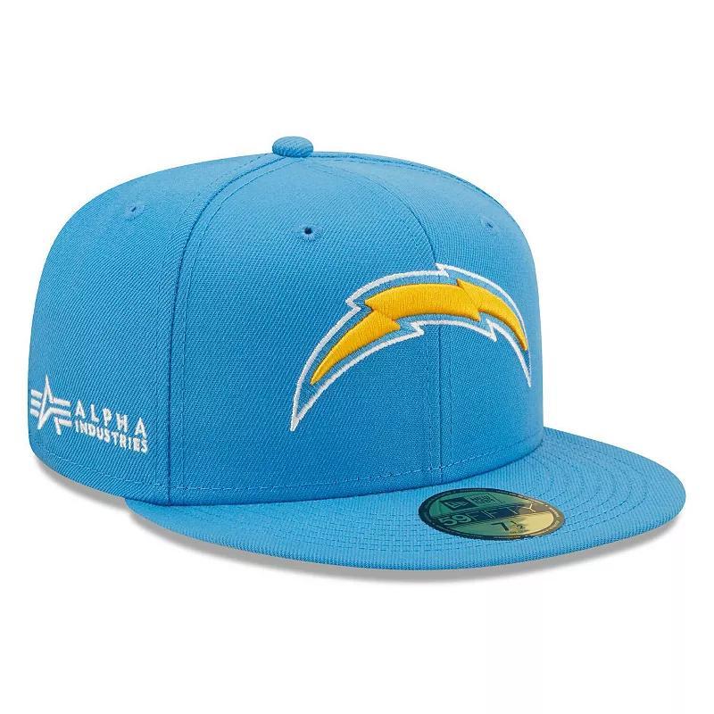 Mens New Era x Alpha Industries Powder Los Angeles Chargers Alpha 59FIFTY Fitted Hat Product Image