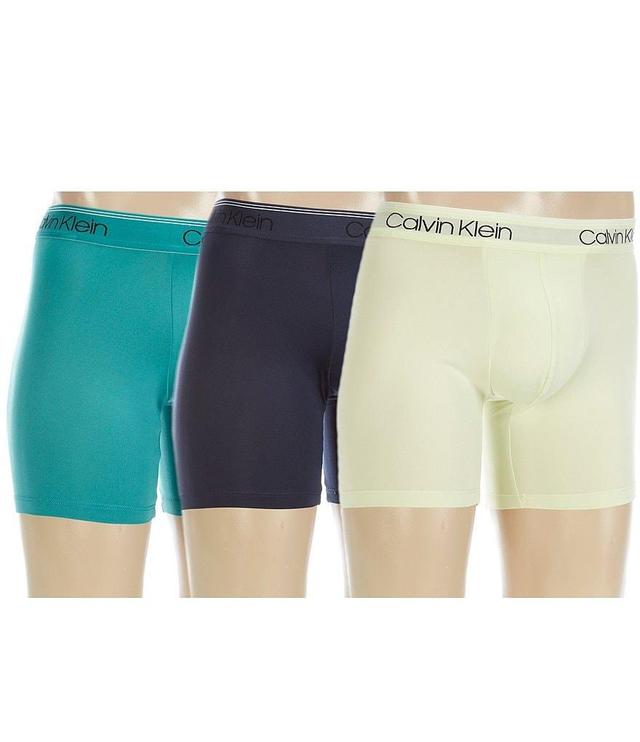 Calvin Klein Micro Stretch Solid Boxer Briefs 3-Pack Product Image