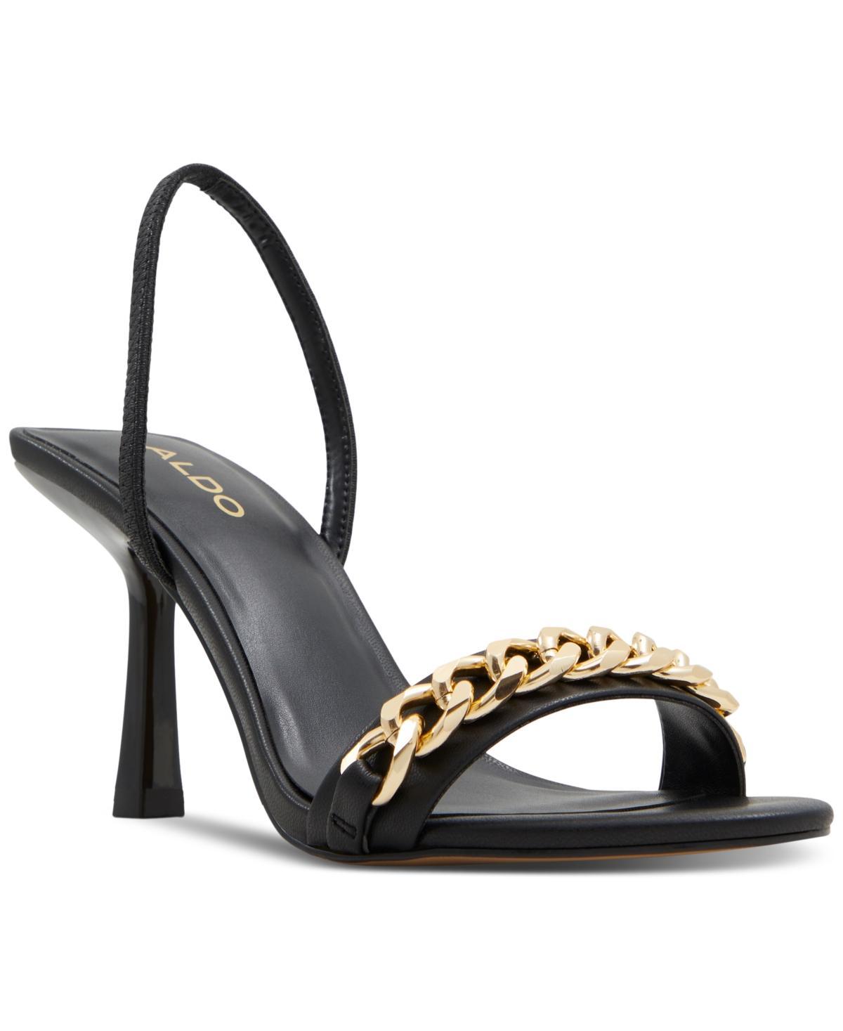 Aldo Womens Saje Two-Piece Dress Sandals - Black Product Image