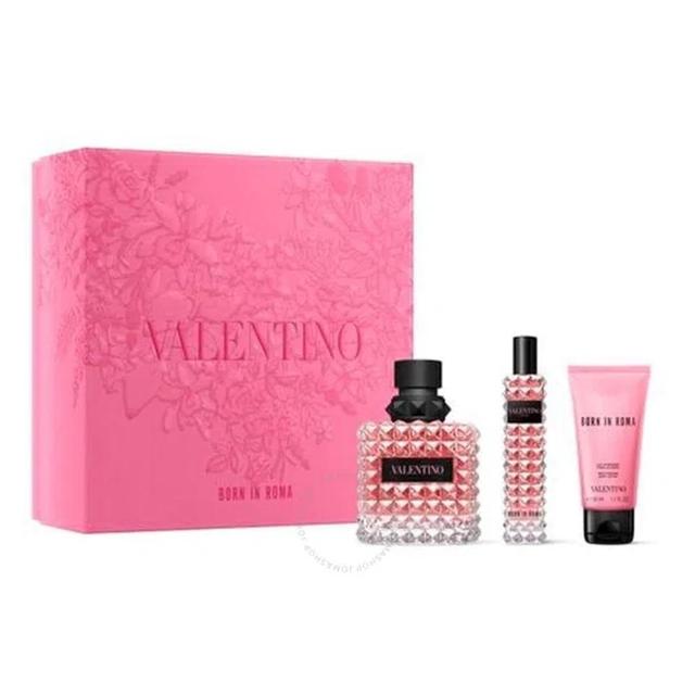 VALENTINO Ladies Donna Born In Roma Gift Set Fragrances 3614274162998 In Pink Product Image