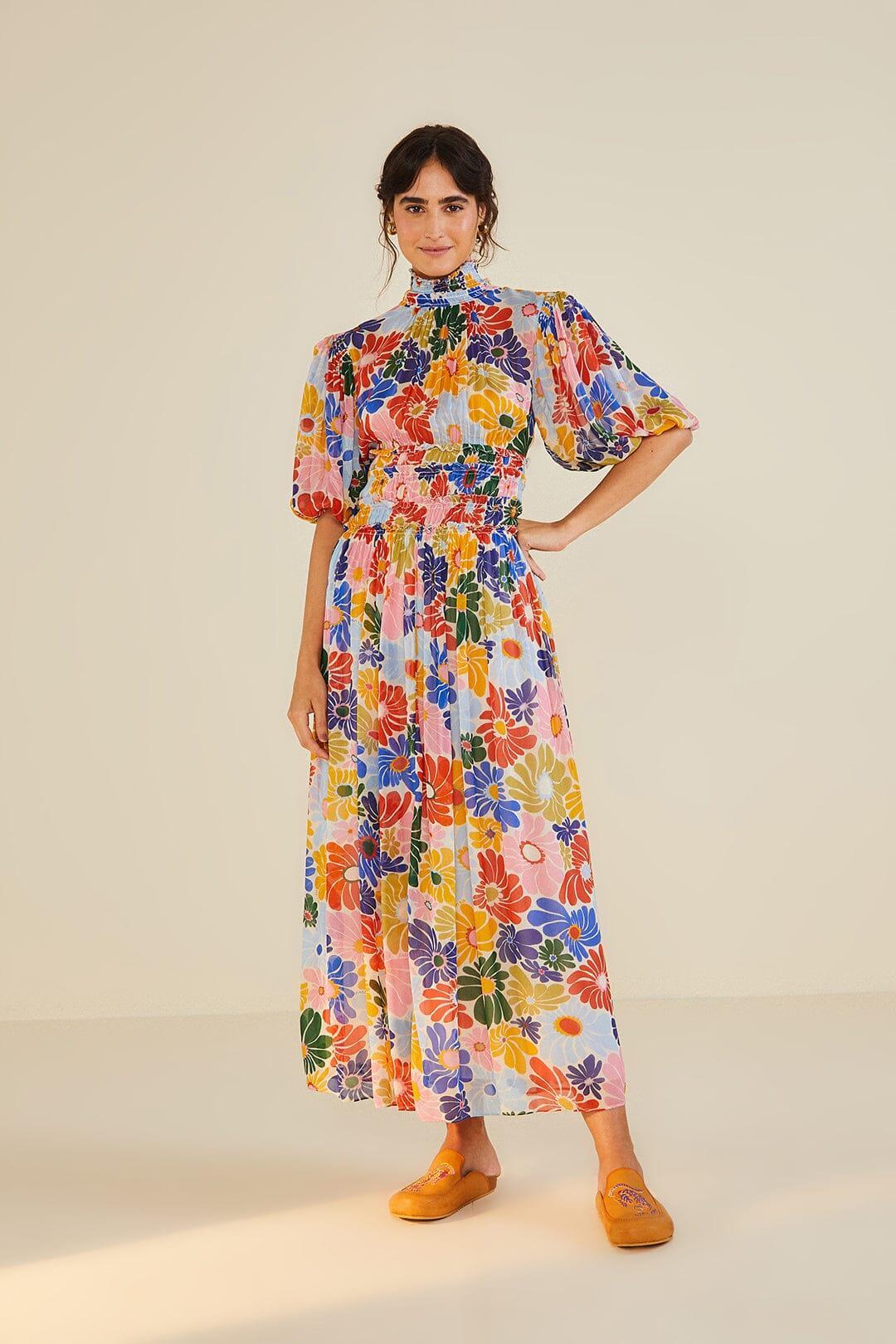 Sand Sunny Daisies Maxi Dress Product Image