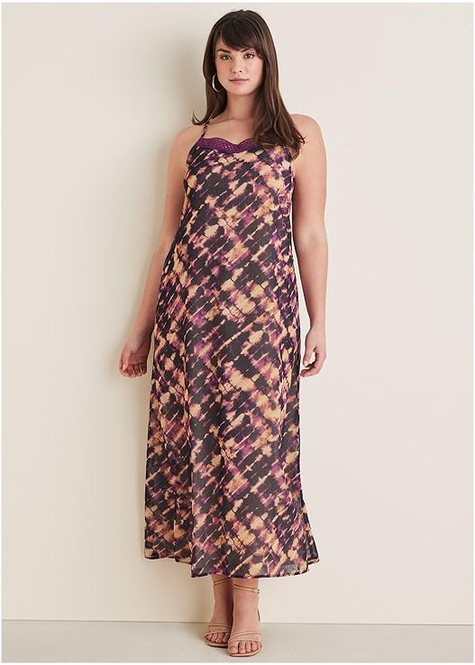 Crinkle Chiffon Maxi Dress Product Image