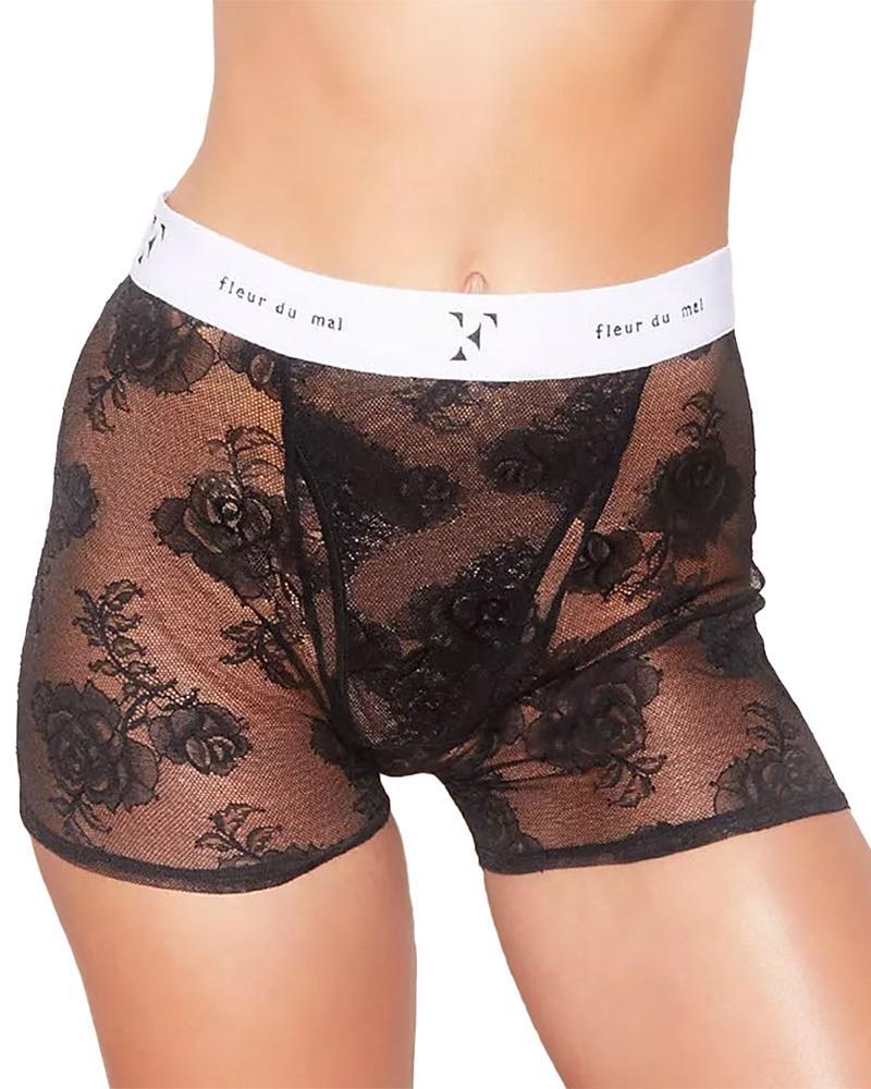 Womens Bouquet Lace Boxers Product Image