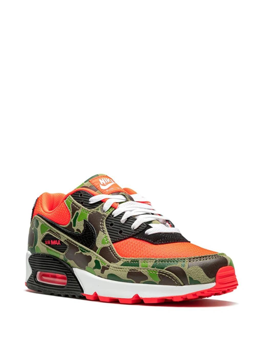 Air Max 90 Retro "reverse Duck Camo" Sneakers In Red Product Image