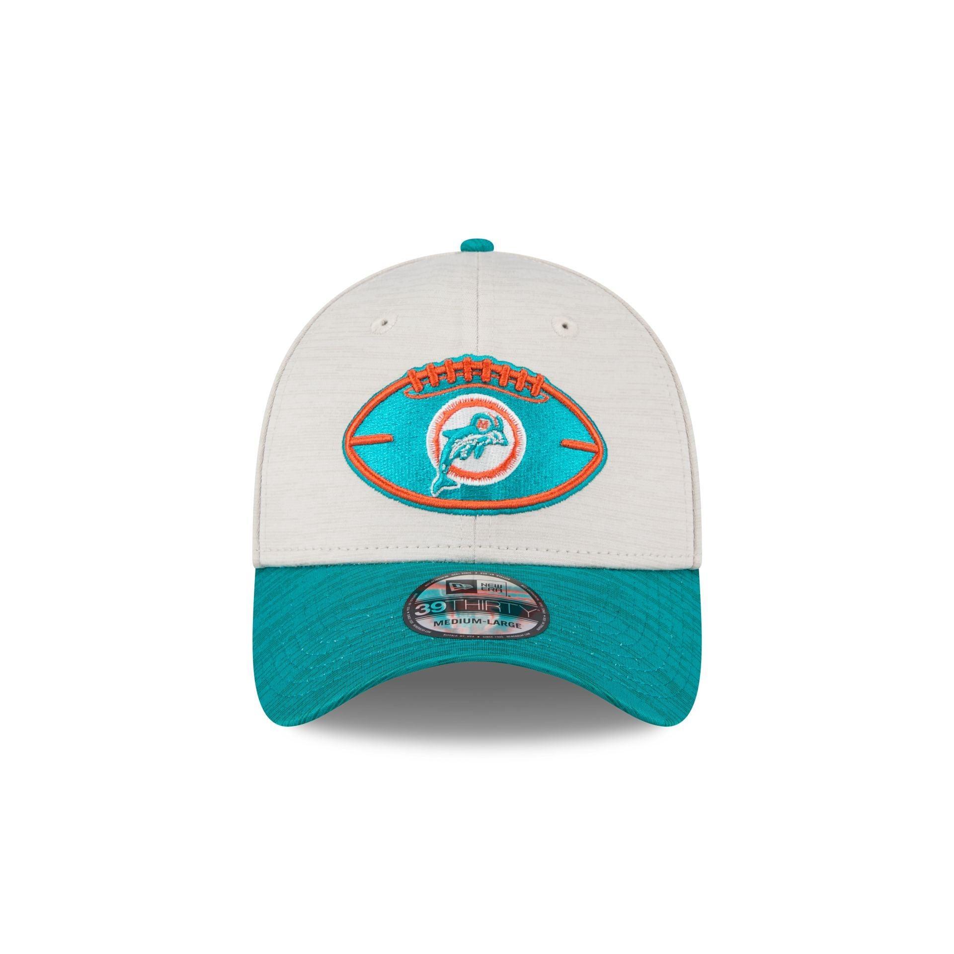 Miami Dolphins 2024 Historic Sideline 39THIRTY Stretch Fit Hat Male Product Image