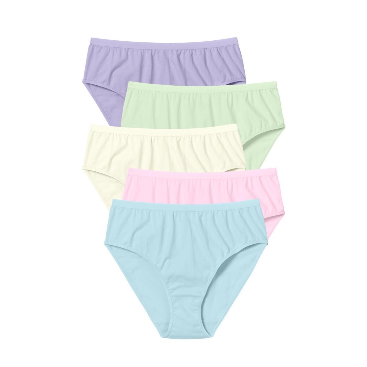 Comfort Choice Womens Hi-Cut Cotton Brief 5-Pack Product Image