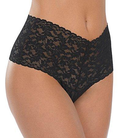 Hanky Panky Plus Retro Lace Thong Product Image