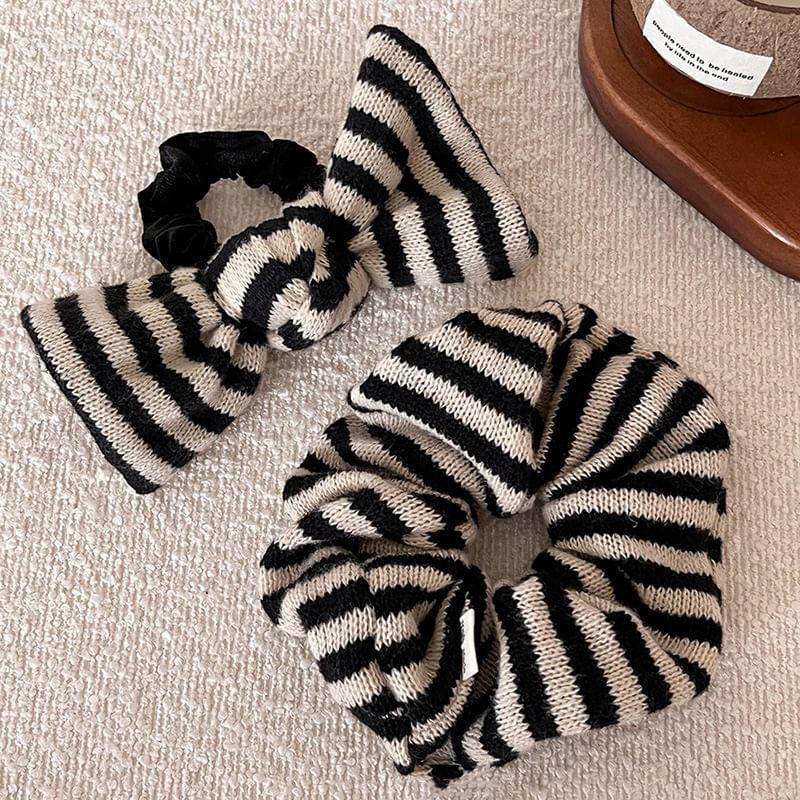 Striped Scrunchie / Hair Tie Product Image