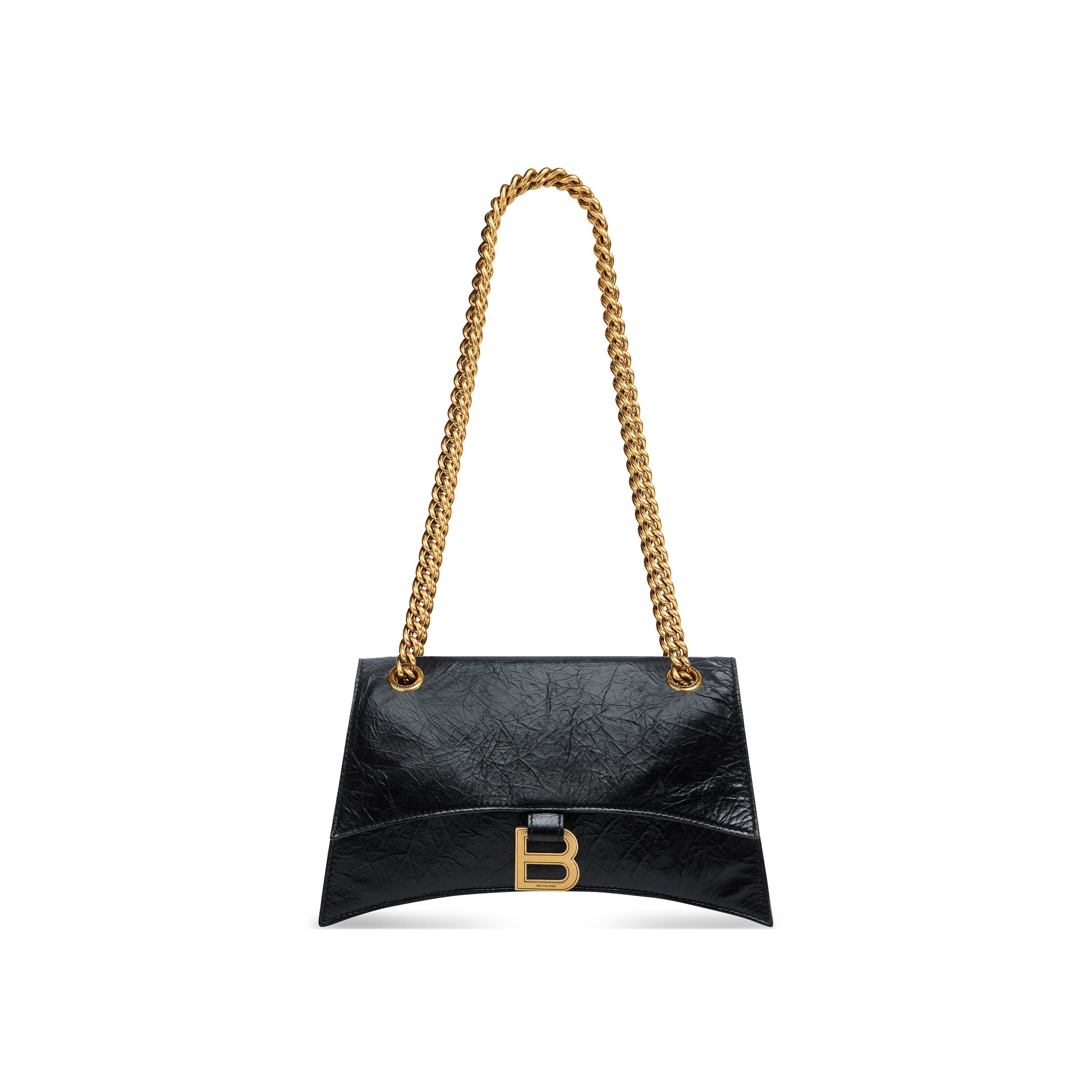 Women's Crush Small Chain Bag  in Black Product Image