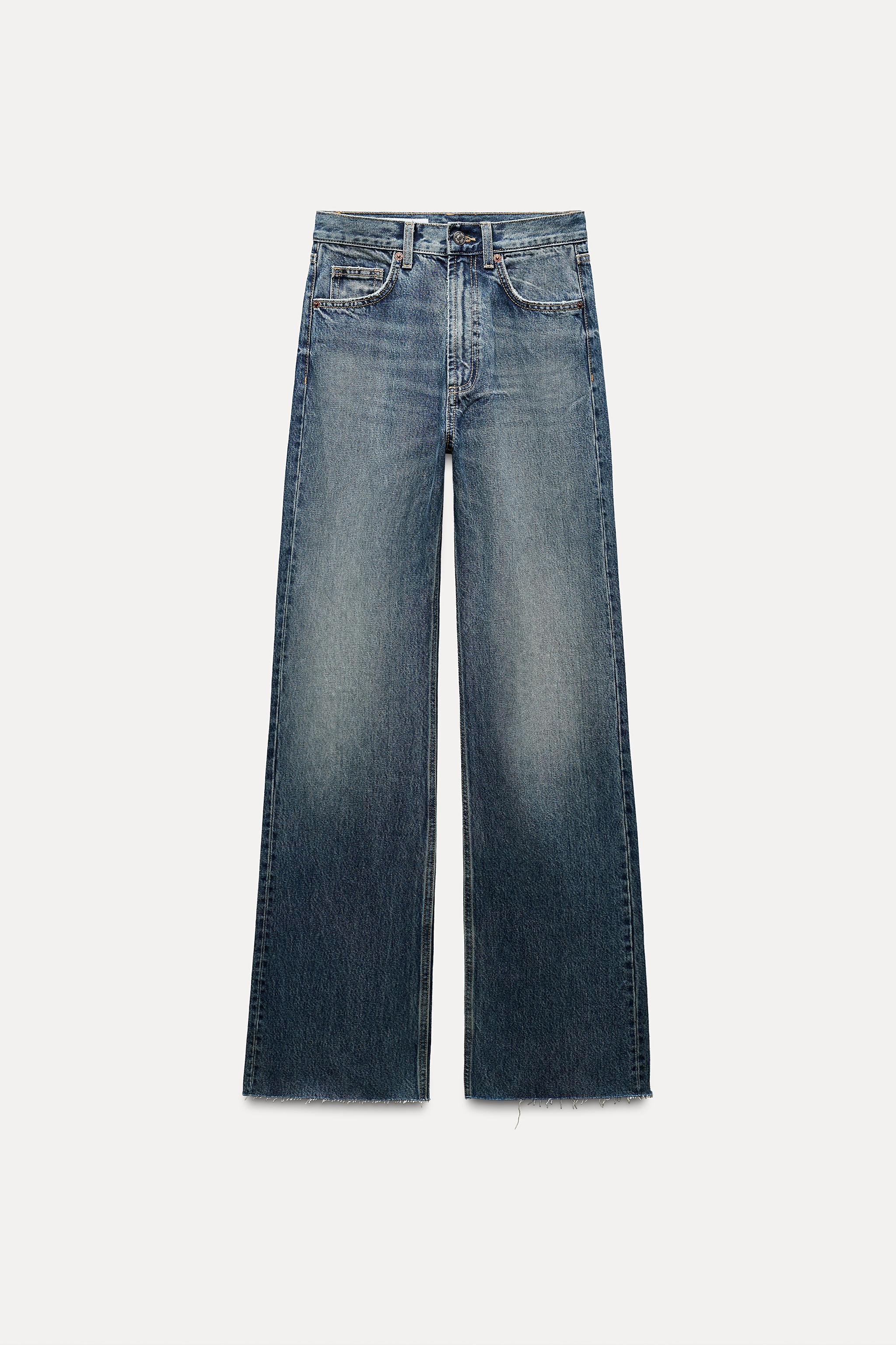 FULL LENGTH TRF HIGH RISE WIDE LEG JEANS Product Image