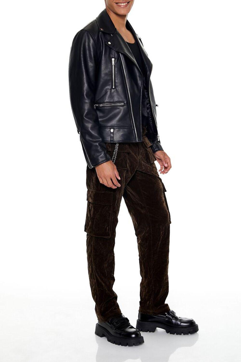 Velvet Wallet Chain Cargo Pants | Forever 21 Product Image