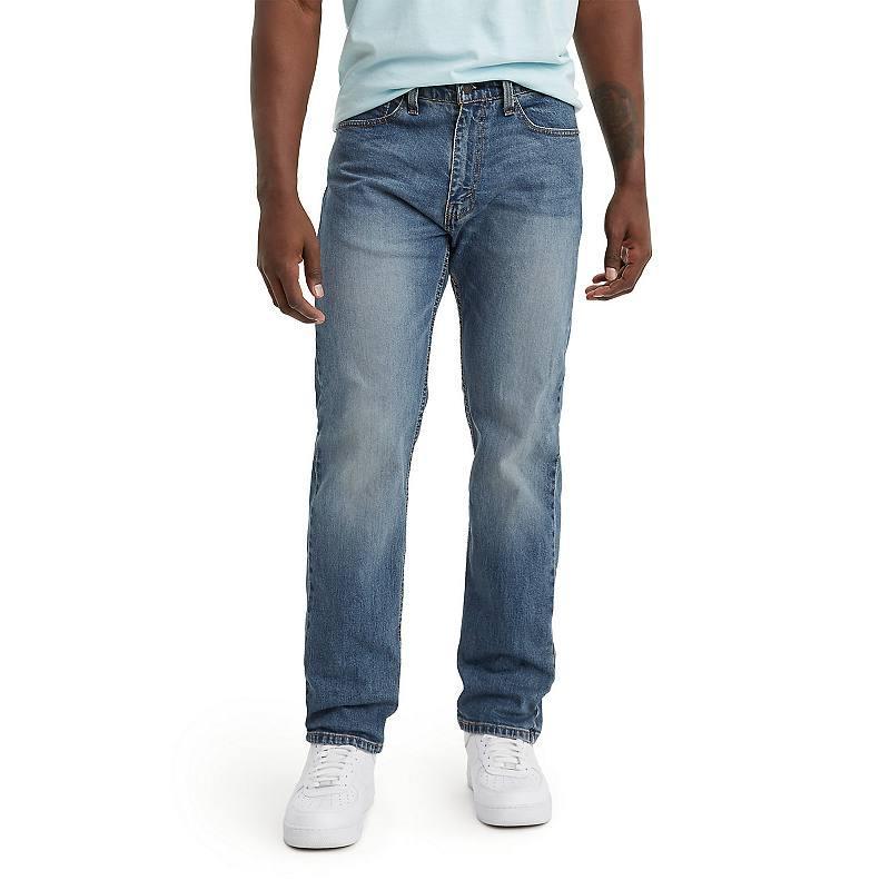 Mens Levis 505 Regular-Fit Stretch Jeans Product Image