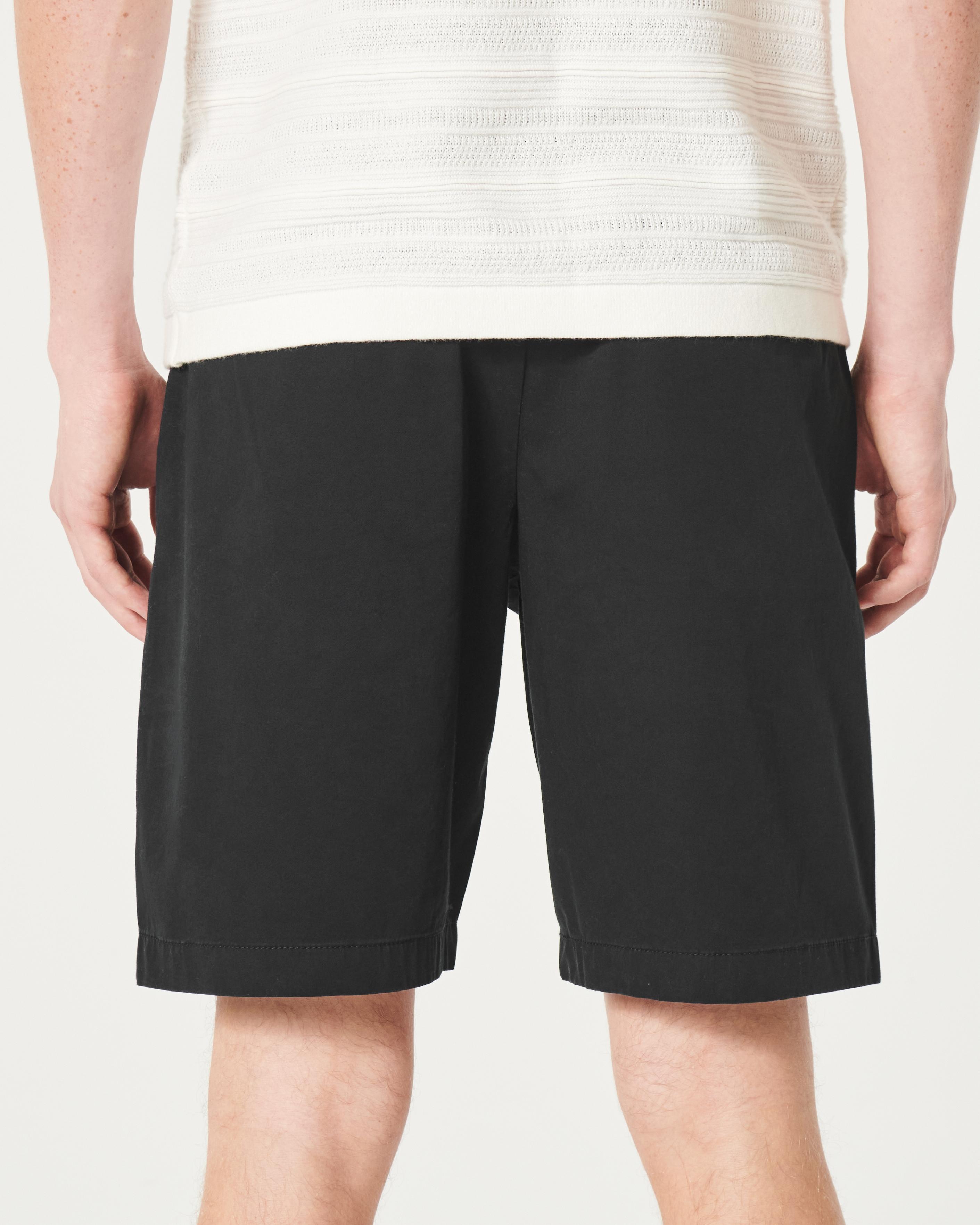 Twill Flat-Front Shorts 9" Product Image