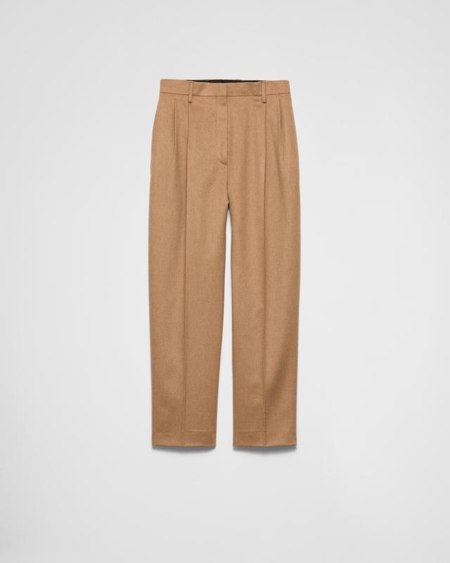 Camel-hair pants Product Image