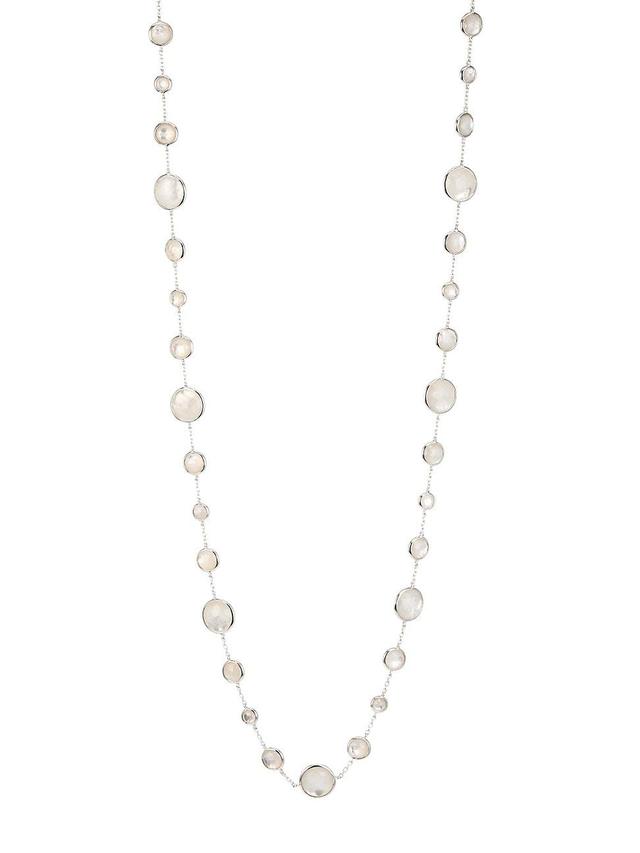 Womens Lollipop Long Lollitini Sterling Silver, Mother-Of-Pearl & Doublet Necklace Product Image