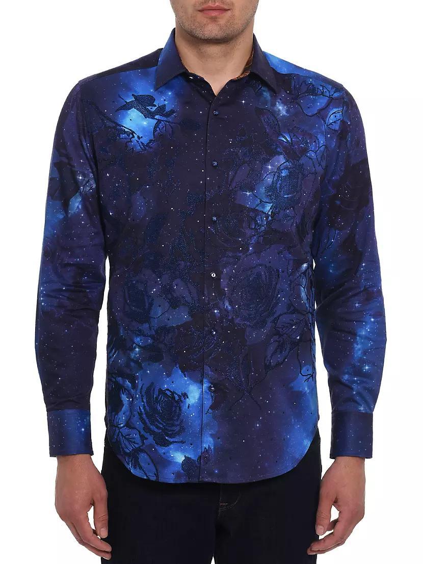 Cosmic Garden Cotton Shirt Product Image