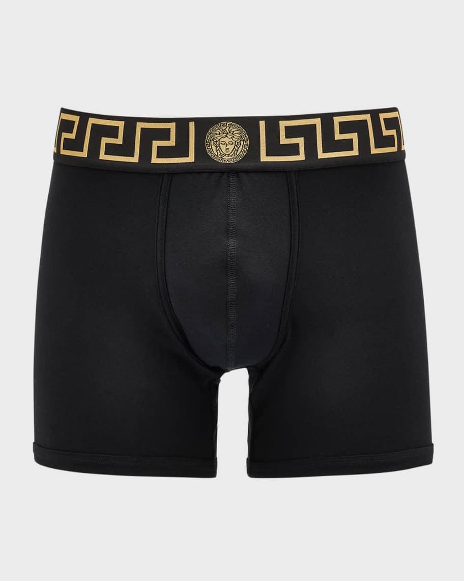 Mens Organic Cotton Greek Key Boxer Briefs Product Image