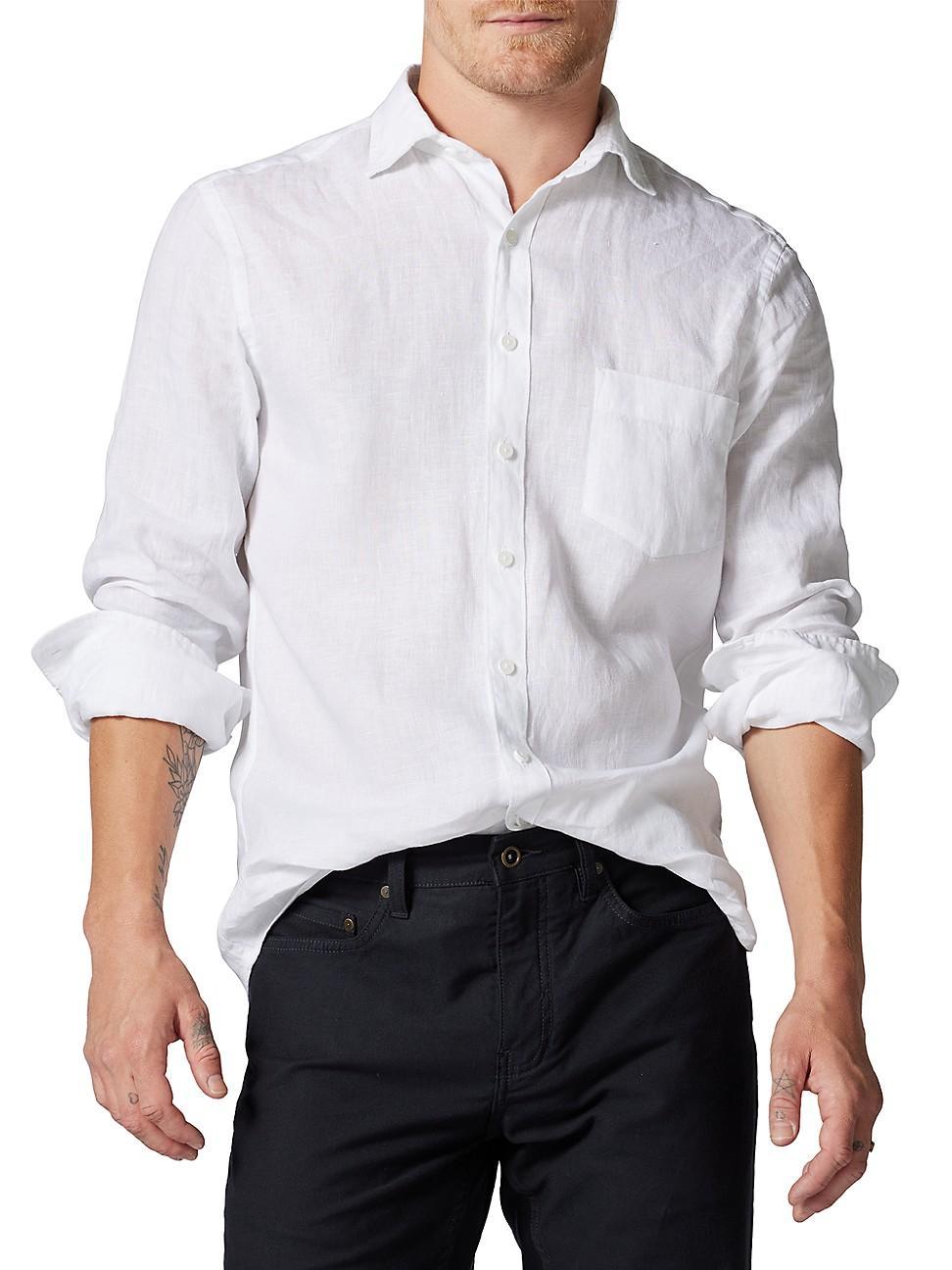 Mens Coromandel Long-Sleeve Woven Shirt Product Image