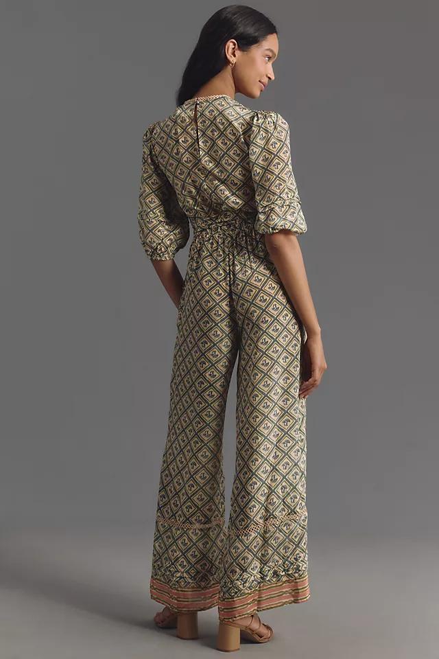 Farm Rio x Anthropologie V-Neck Jumpsuit Product Image