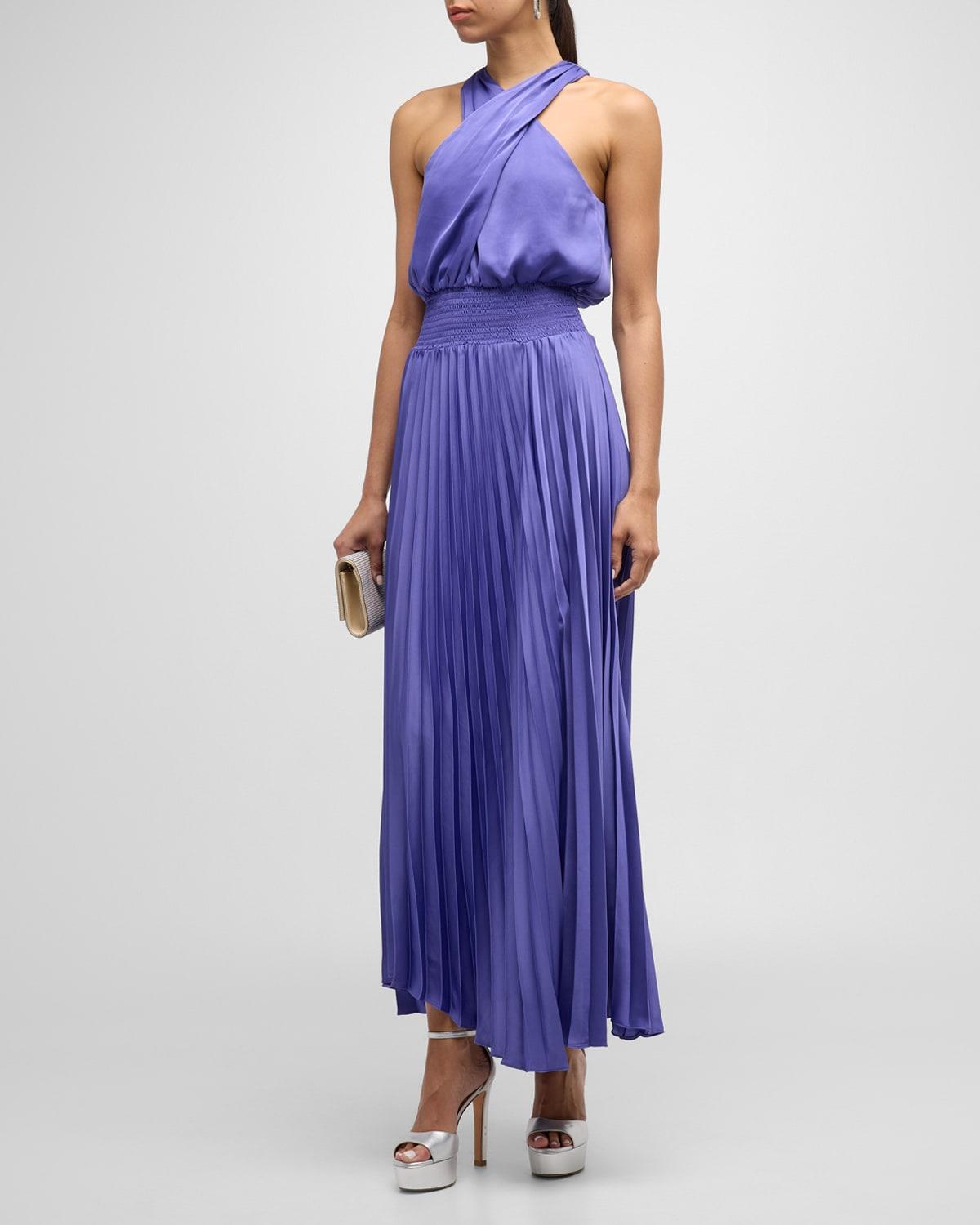 Ramy Brook Arina Pleated Maxi Dress Product Image