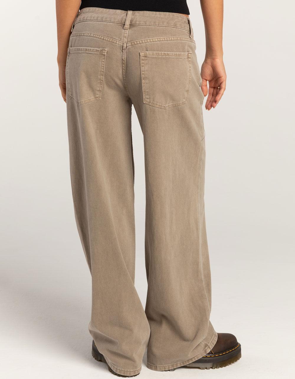 RSQ Womens Low Rise Twill Baggy Jeans Product Image