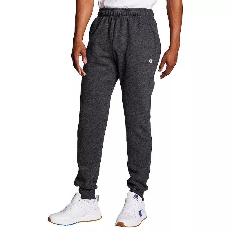 Oxford Gray Pocket Drawstring Powerblend Joggers - Men Product Image