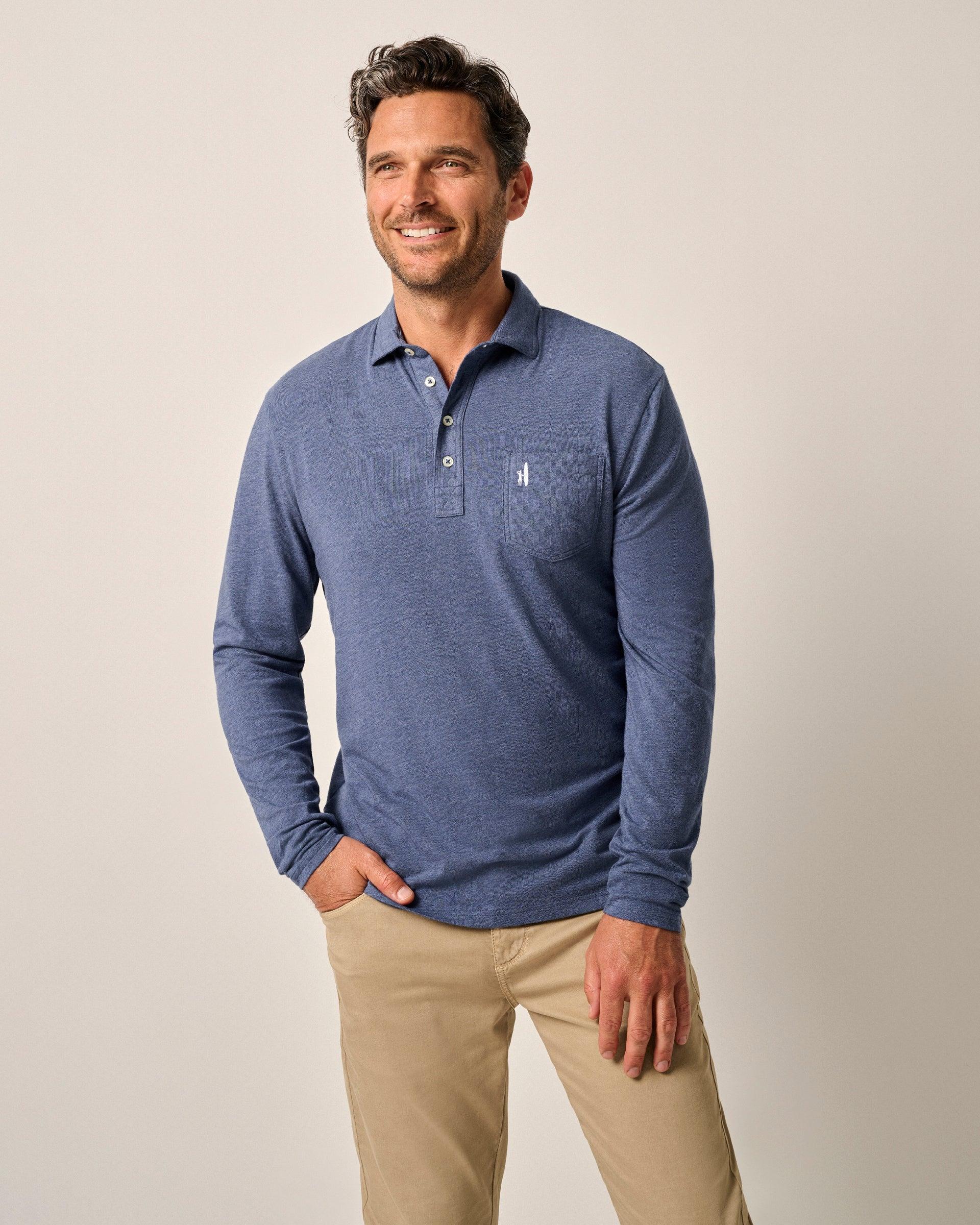 johnnie-O Original 4-Button Polo - Cutler Long Sleeve Product Image