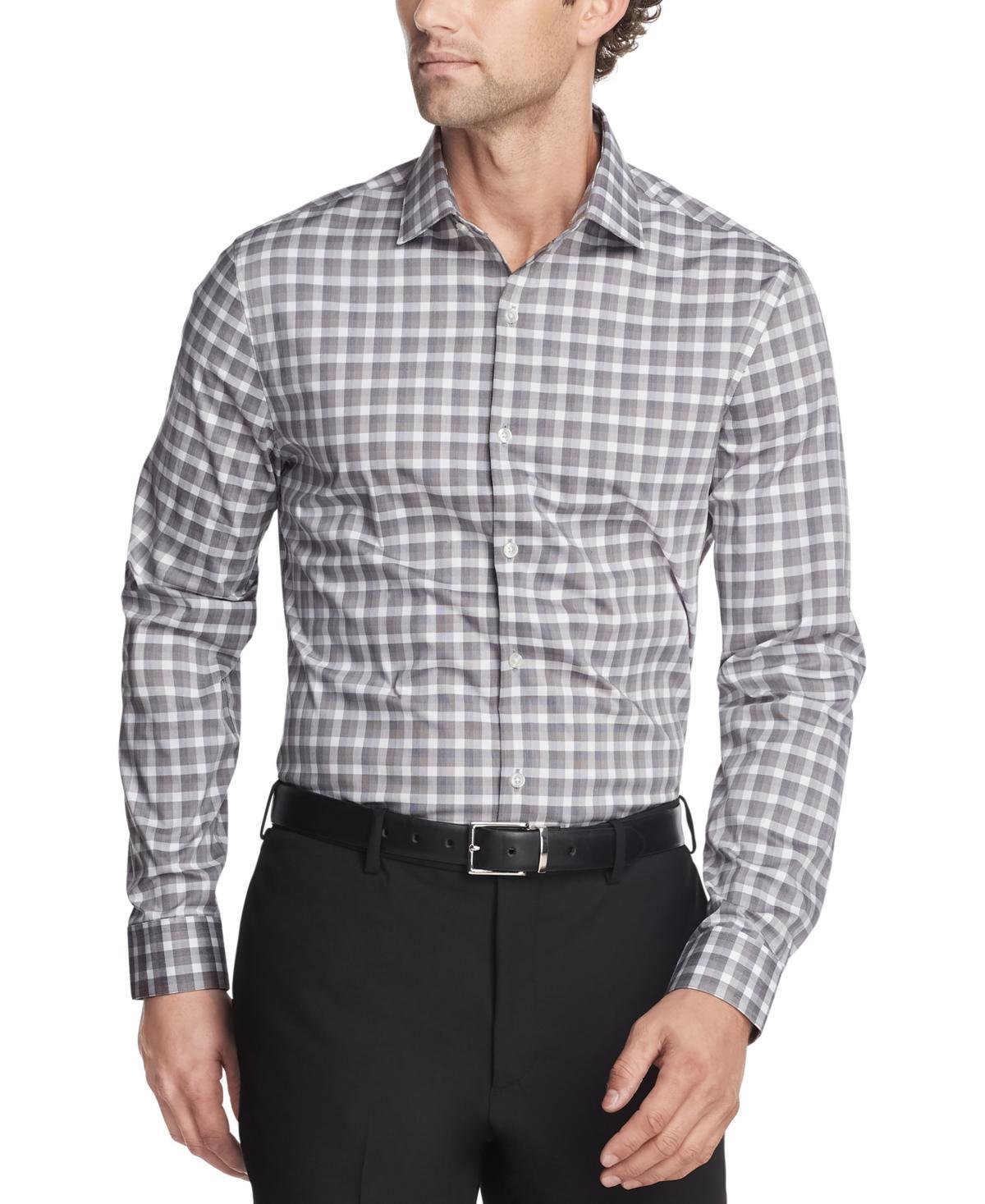 Kenneth Cole Reaction Mens Techni-Cole Slim Fit Flex Stretch Dress Shirt Product Image