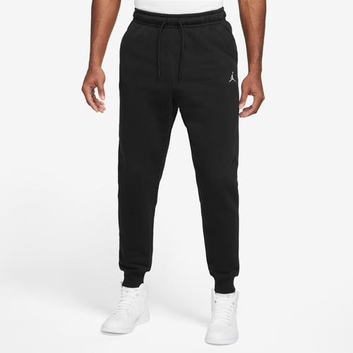 Jordan Mens Jordan Essentials Fleece Pants - Mens White/Black product image