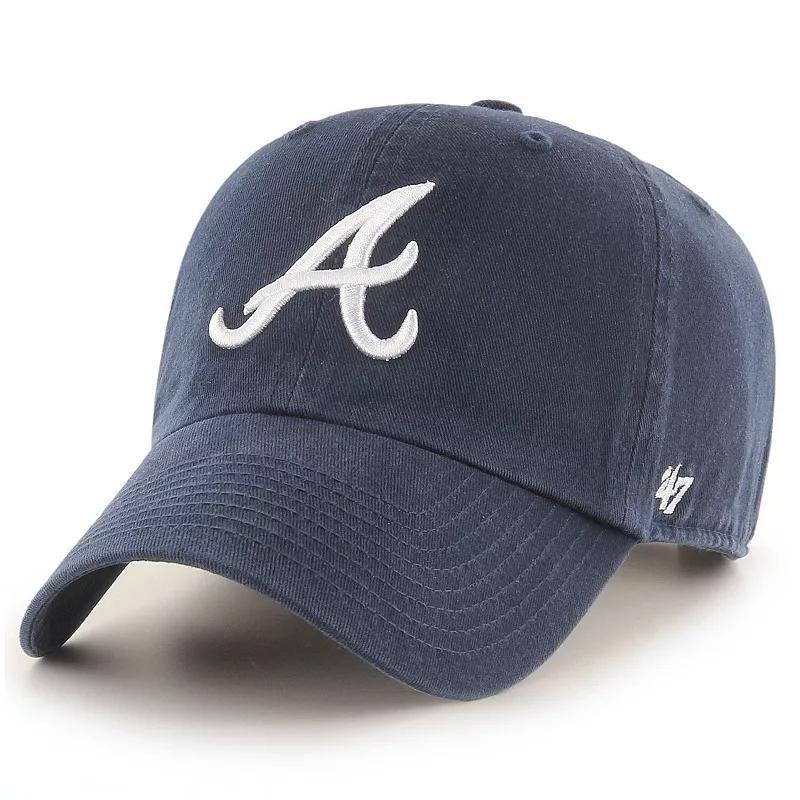 Mens 47 Atlanta Braves Heritage Clean Up Adjustable Hat, Blue Product Image