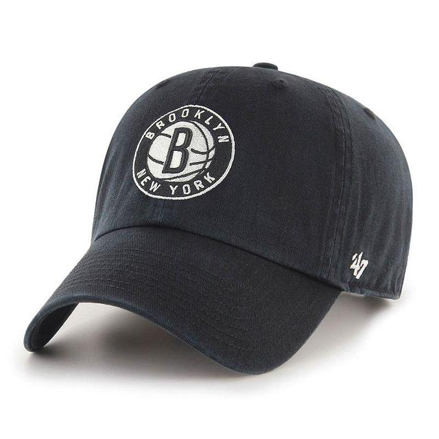 Mens 47 Brooklyn Nets Alternate Logo Team Clean Up Adjustable Hat Product Image