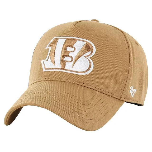 Mens 47 Tan Cincinnati Bengals Ballpark MVP Adjustable Hat Product Image