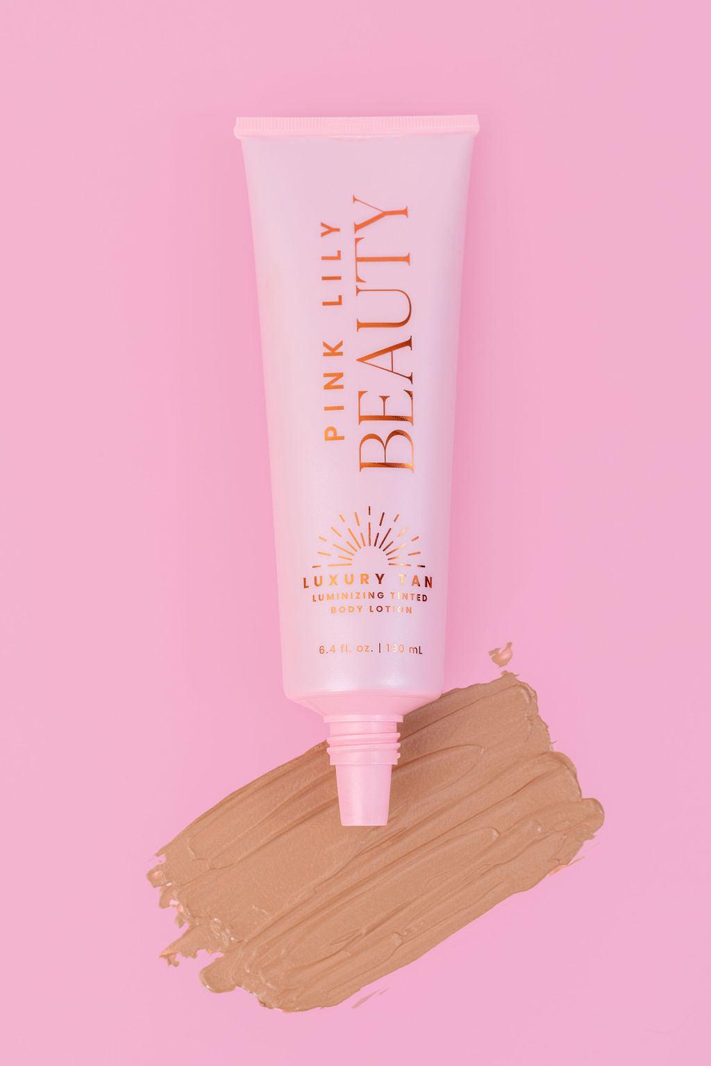 Pink Lily Luxury Tan Luminizing Body Lotion - Beachy Glow Product Image