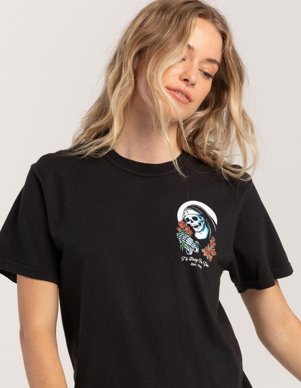 RIOT SOCIETY I'll Pray For You Womens Tee Product Image