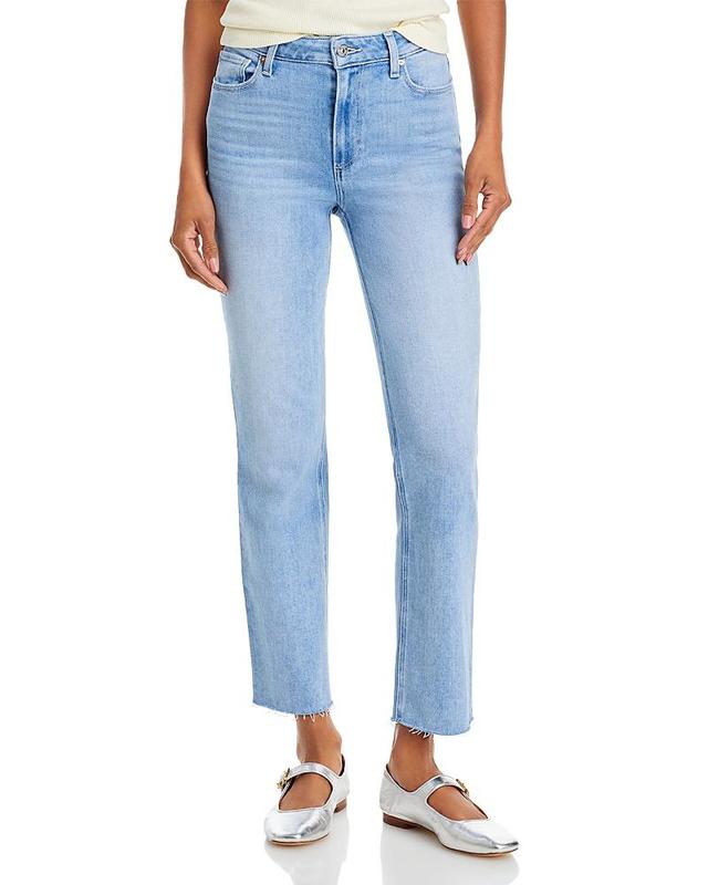 Womens Cindy Raw-Hem Straight Jeans Product Image