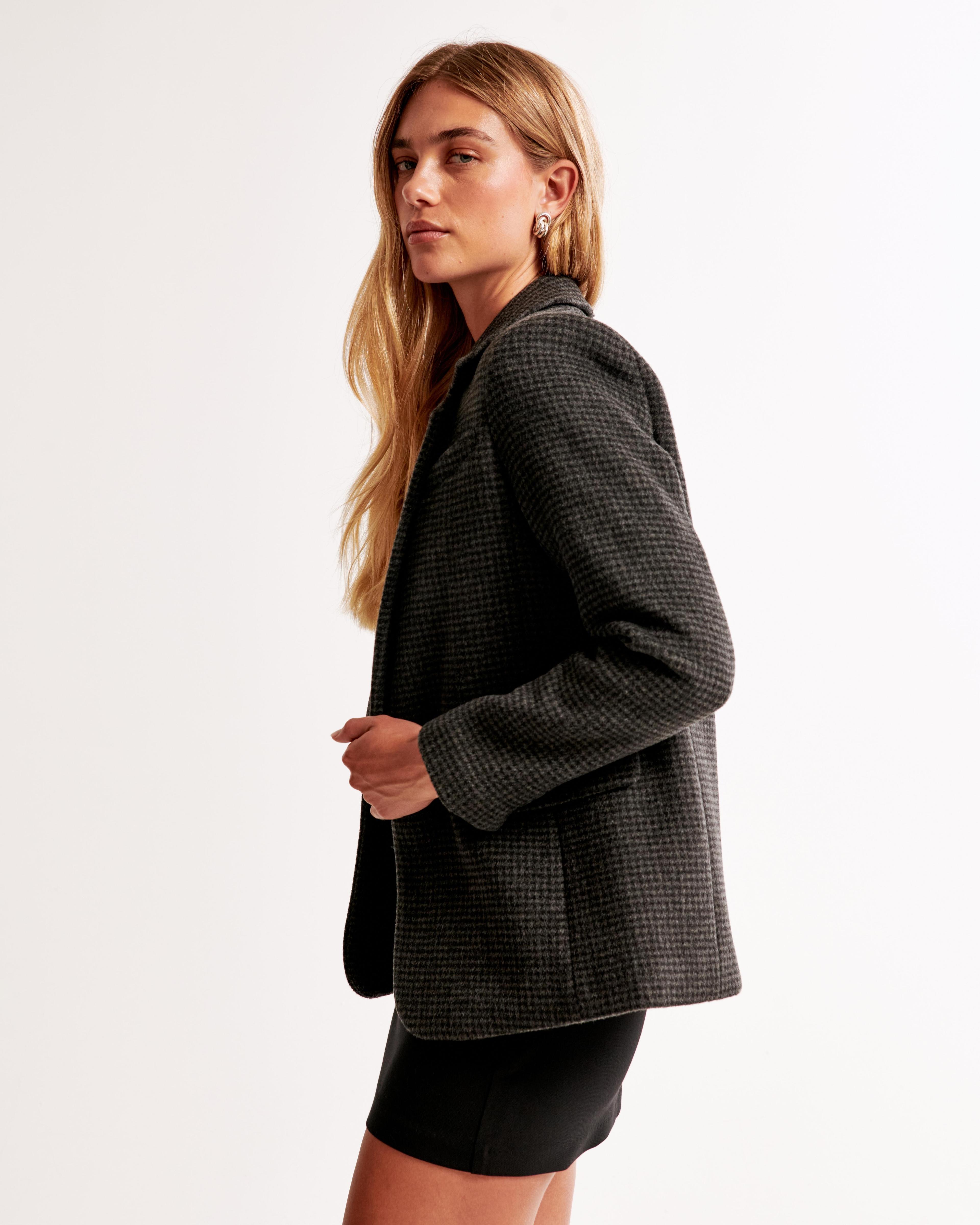 Wool-Blend Blazer Product Image