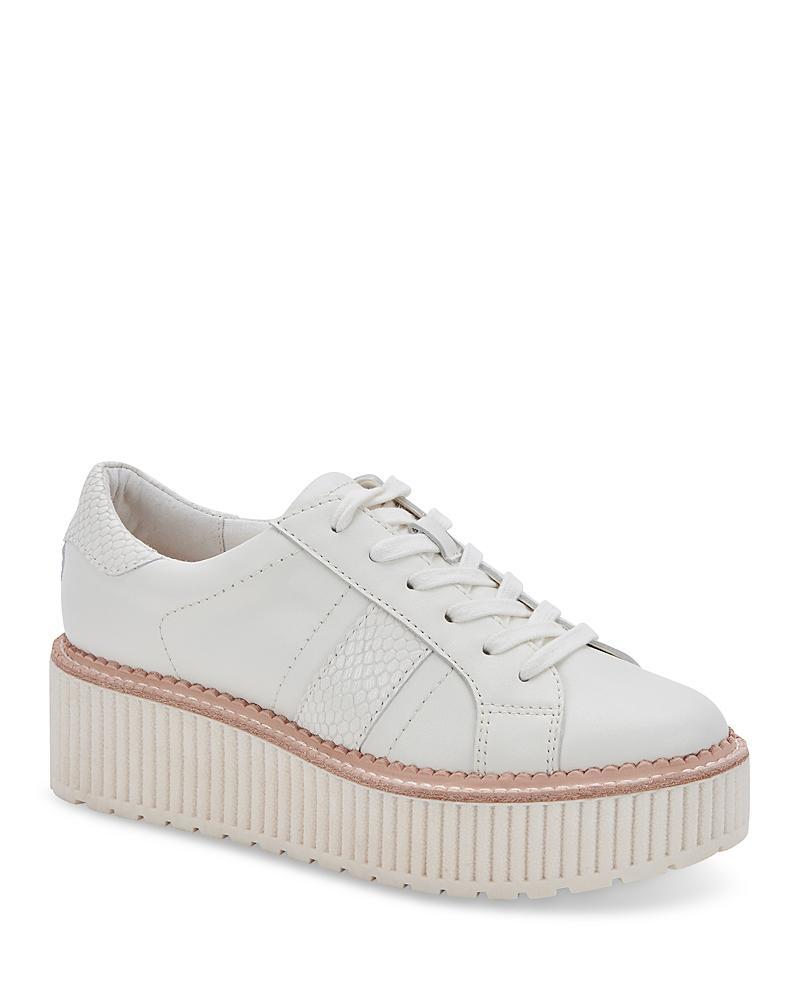 Dolce Vita Womens Tiger Lace-Up Platform Sneakers Product Image