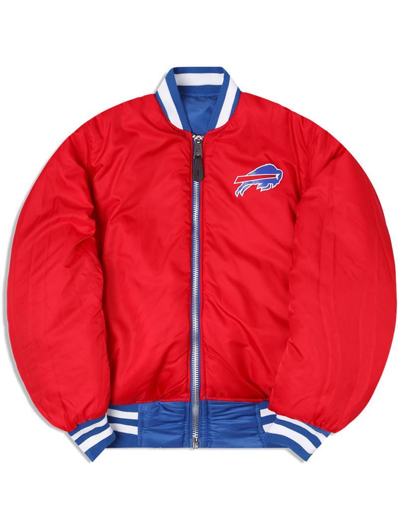 BUFFALO BILLS X ALPHA X NEW ERA MA-1 BOMBER JACKET Product Image