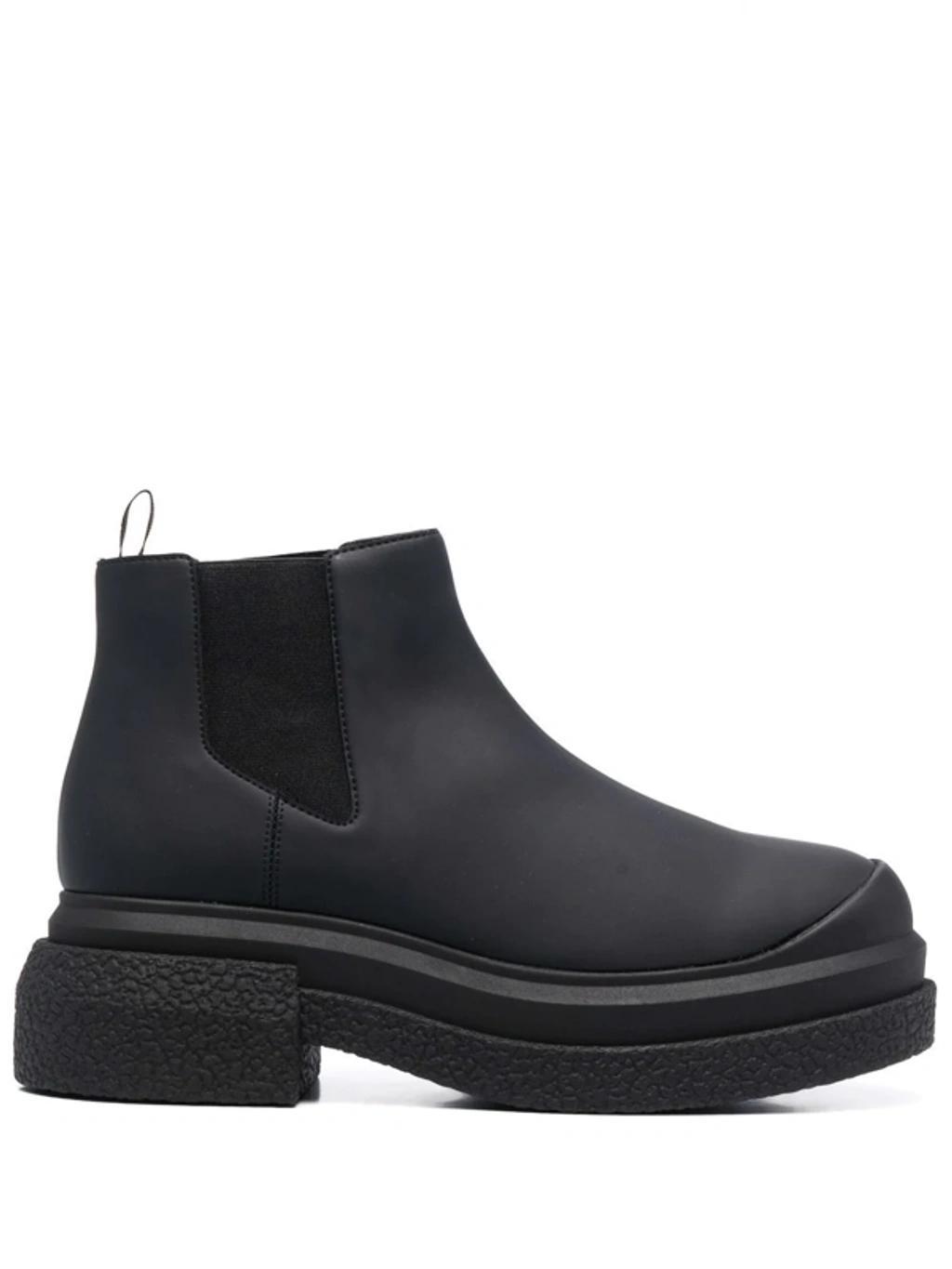 Charli Platform Ankle Boots In Black product image