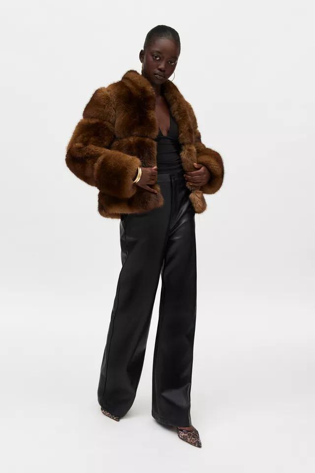 Apparis Sai Faux Fur Short Coat Product Image