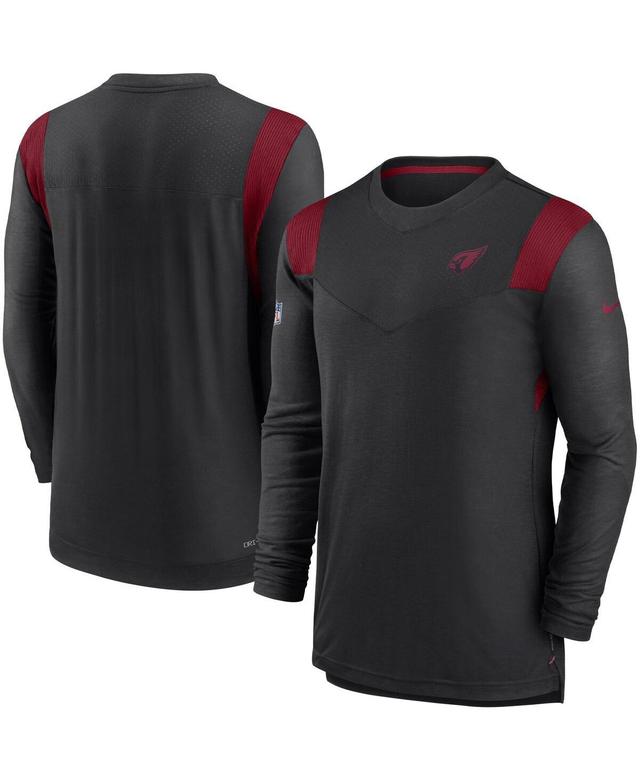 Mens Nike Black Arizona Cardinals Sideline Tonal Logo Performance Player Long Sleeve T-shirt Product Image